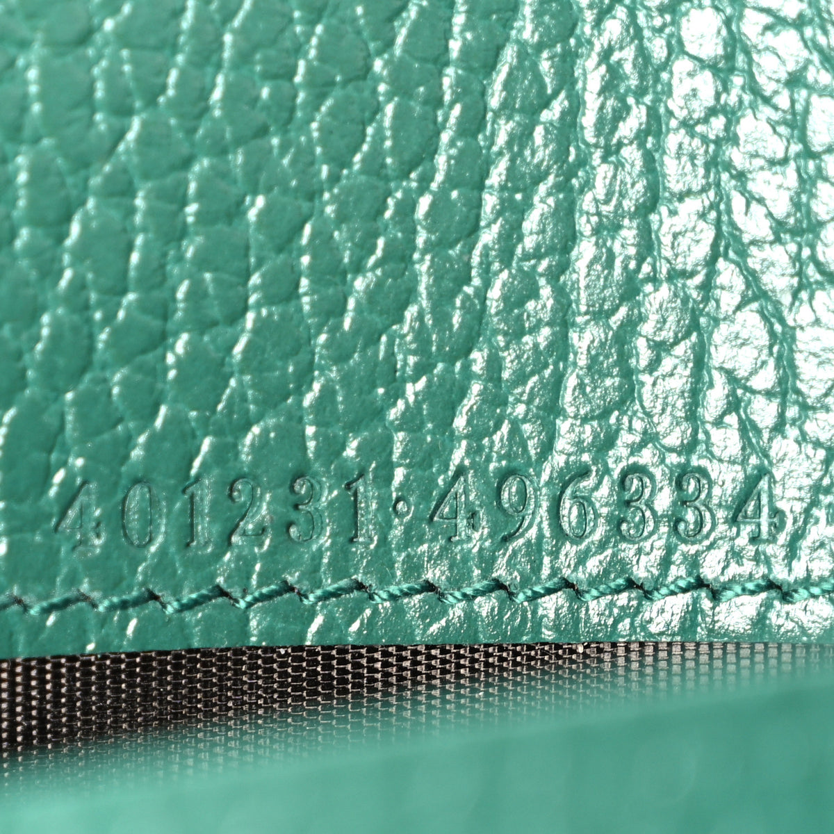 Calfskin Mini Dionysus Chain Wallet Emerald