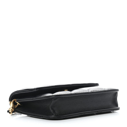 Chanel Lambskin Quilted Pearl Crush Clutch With Chain Black 4 of 11