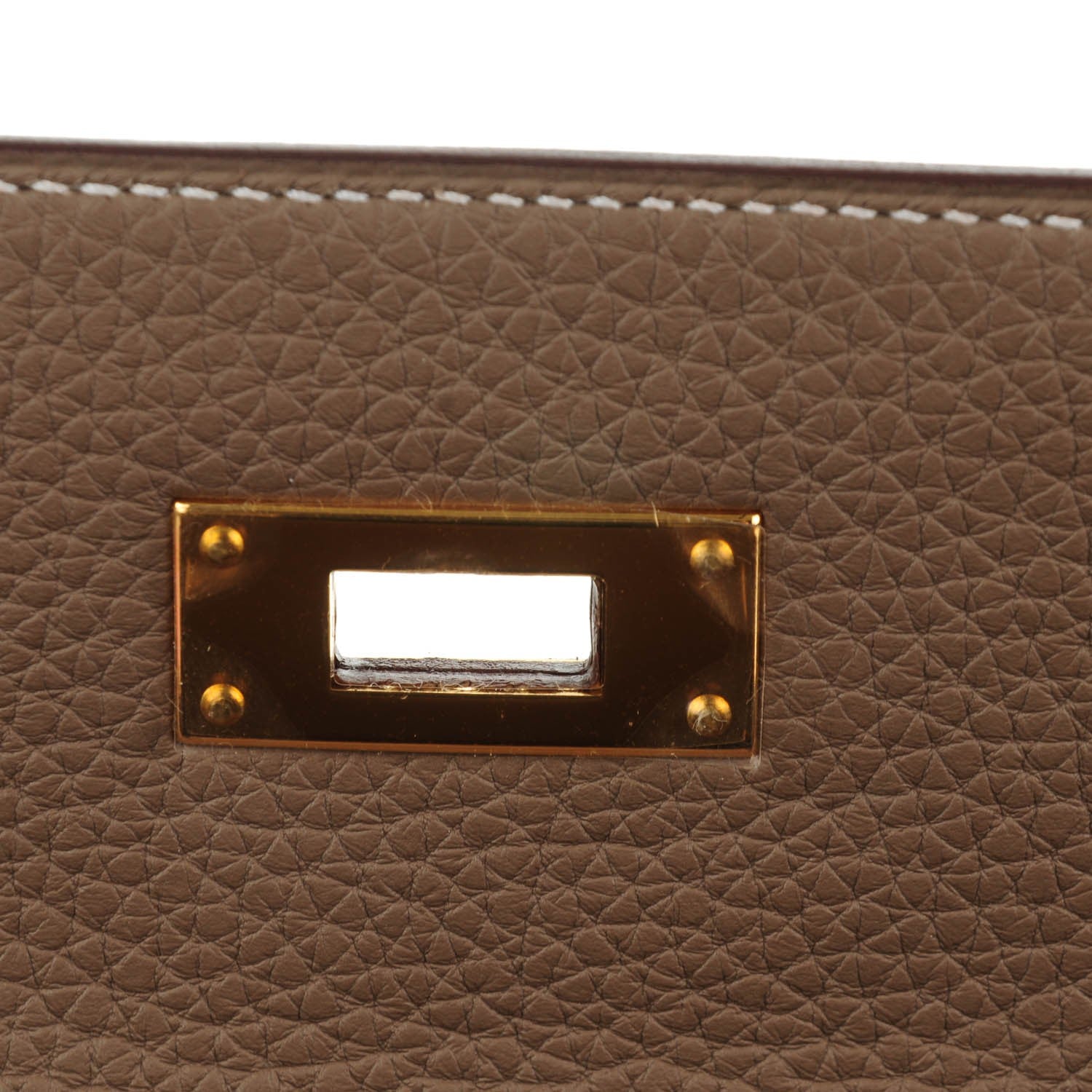 Hermes Togo Kelly Retourne 28 Etoupe 19 of 26