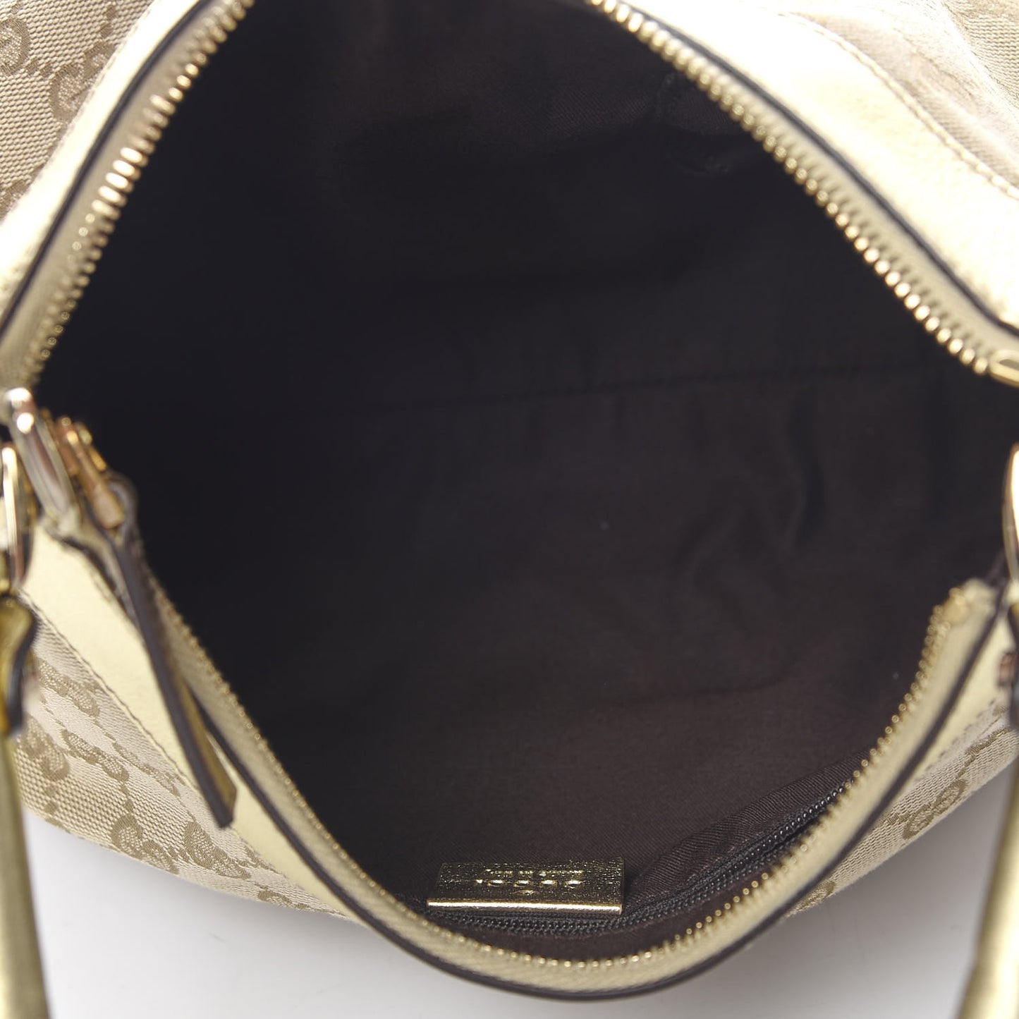 Monogram Medium D Gold Ring Hobo Gold