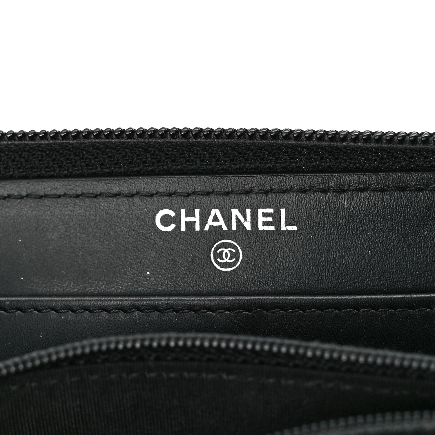 Chanel Caviar Large Timeless CC Zip Around Wallet Black 6 of 12