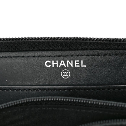 Chanel Caviar Large Timeless CC Zip Around Wallet Black 6 of 12
