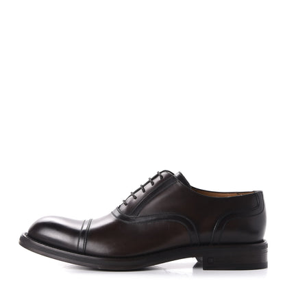 Louis Vuitton Calfskin Mens Oxfords 10.5 Brown 1 of 8