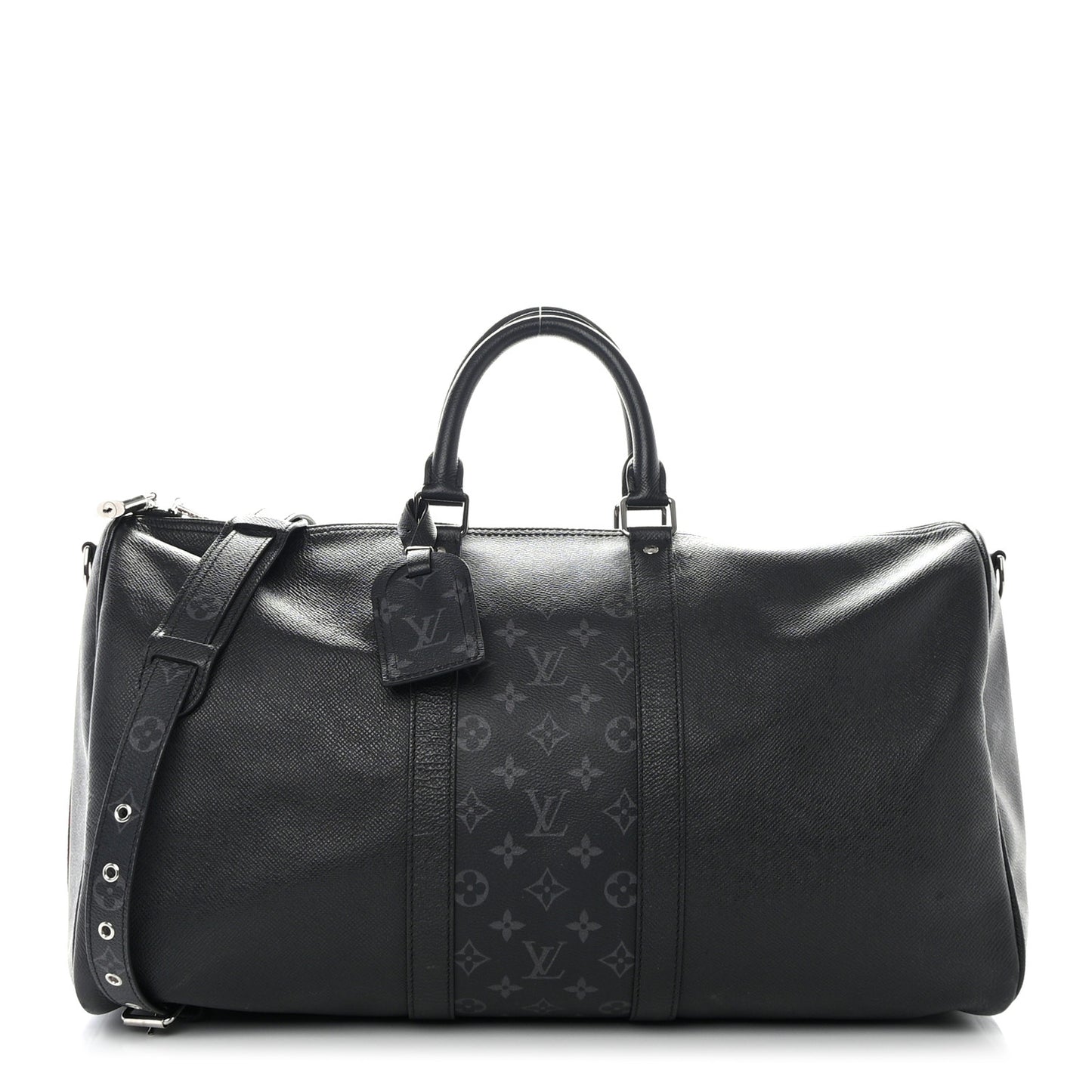Taiga Monogram Eclipse Keepall Bandouliere 50 Black