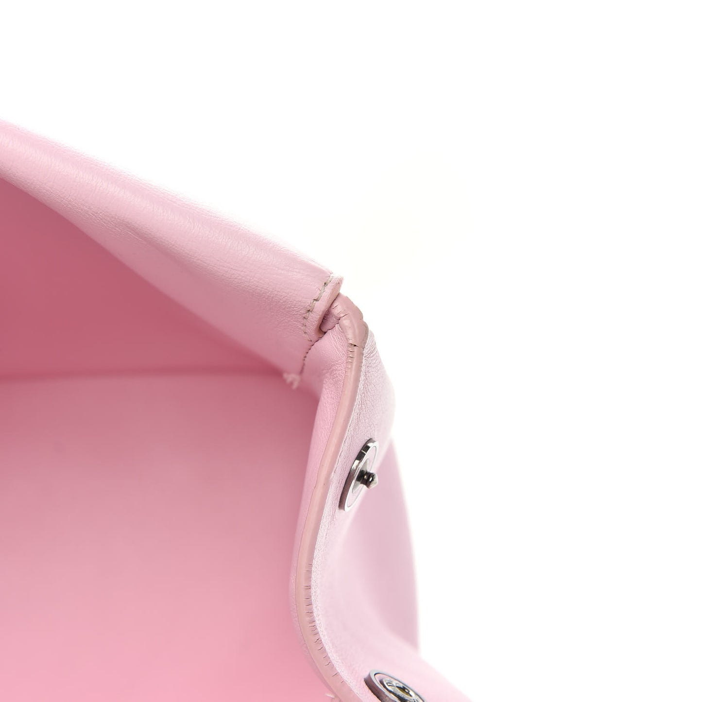 Metallic Patent Smooth Calfskin Medium Be Dior Flap Pink Fuchsia