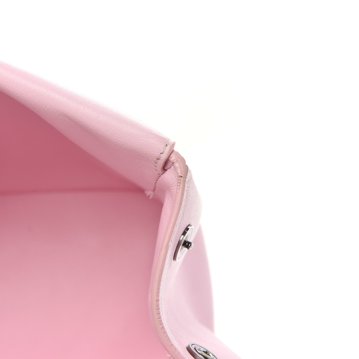Christian Dior Metallic Patent Smooth Calfskin Medium Be Dior Flap Pink Fuchsia 15 of 15
