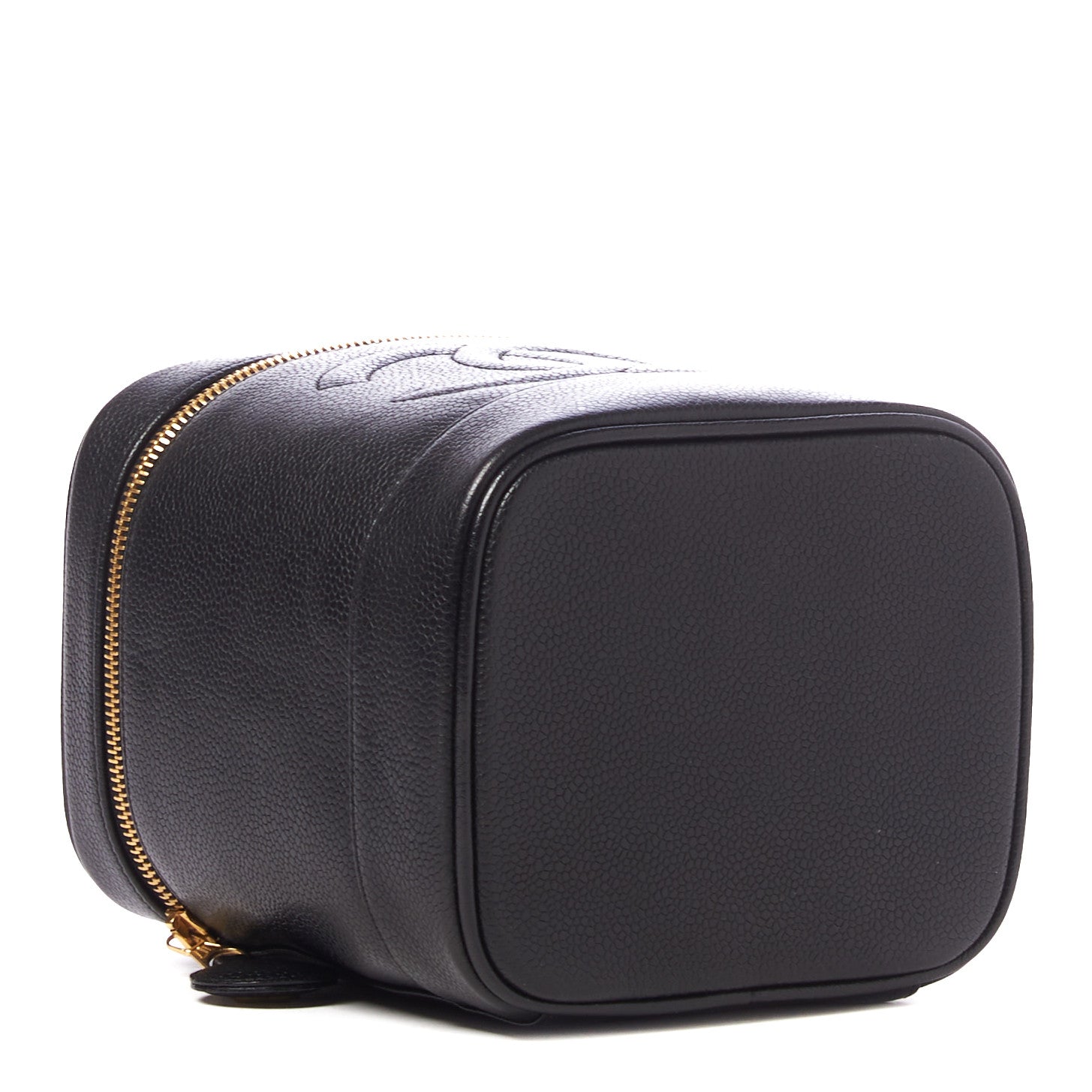 Chanel Caviar Vanity Cosmetic Case Black 3 of 9