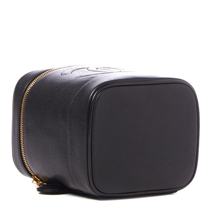 Chanel Caviar Vanity Cosmetic Case Black 3 of 9