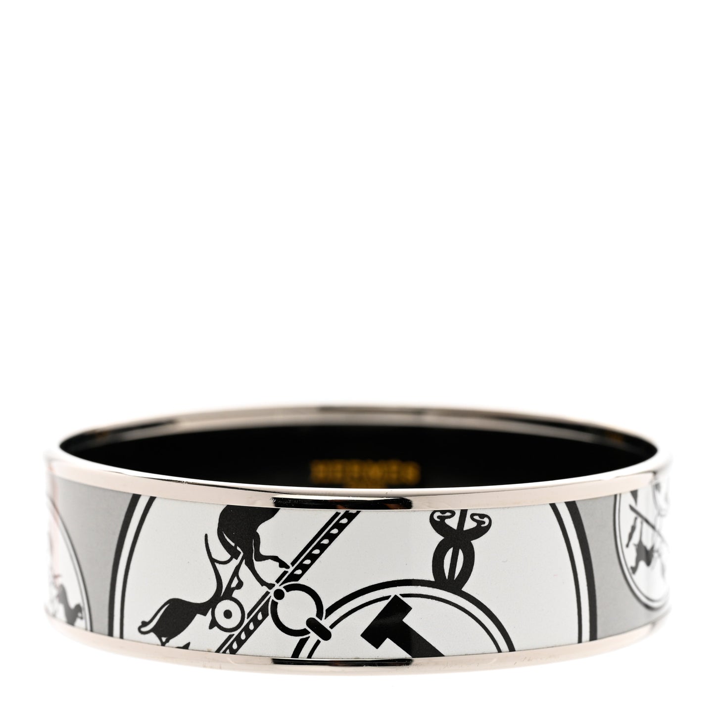 Enamel Printed Confettis D'Ex Libris Wide Bracelet 65 Multicolor