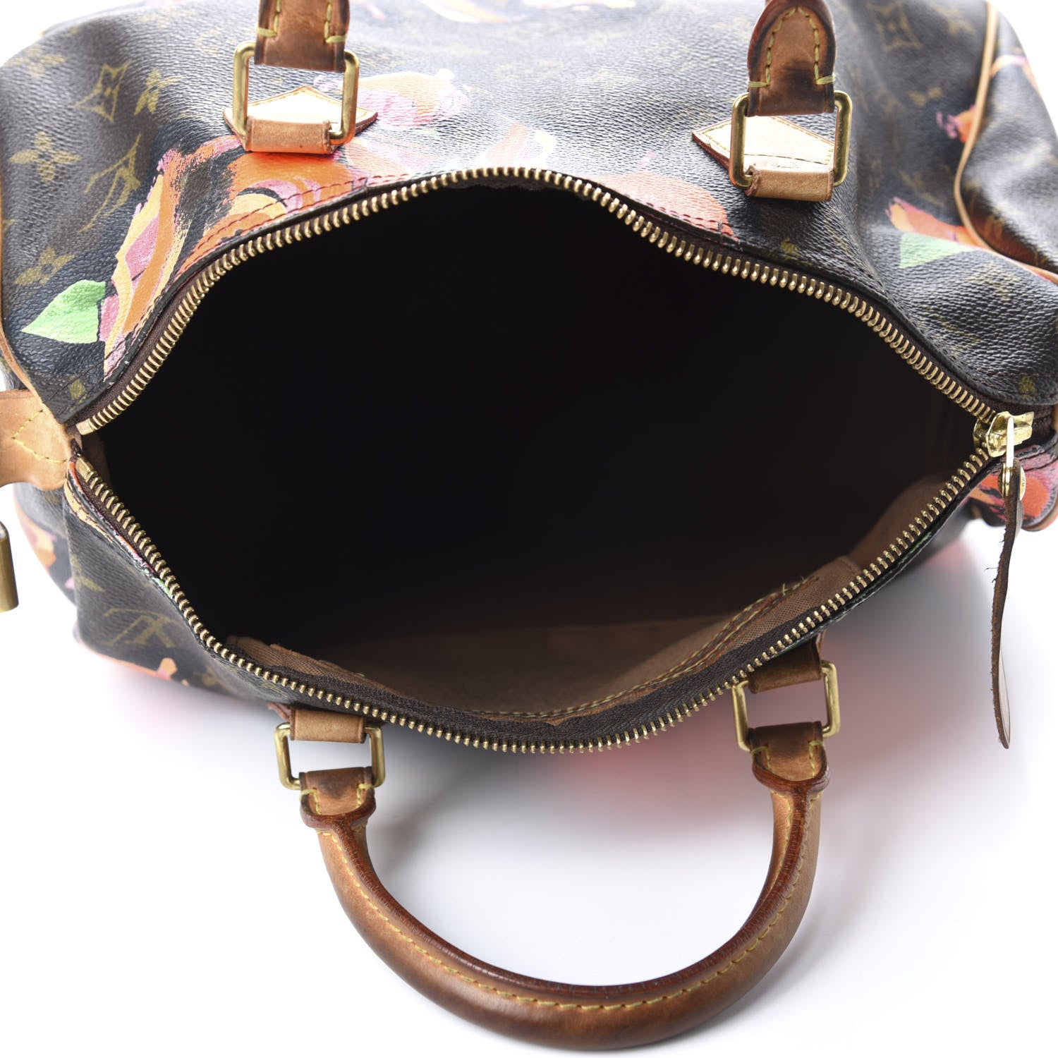 Louis Vuitton Monogram Roses Speedy 30 5 of 14