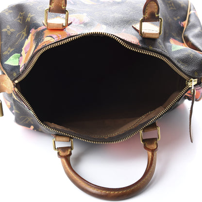 Louis Vuitton Monogram Roses Speedy 30 5 of 14