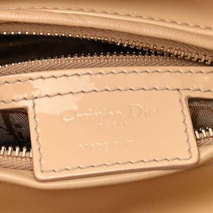 Christian Dior Patent Cannage Medium Lady Dior Beige 6 of 10