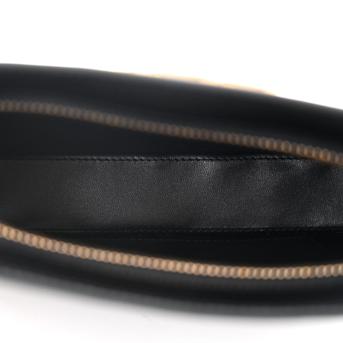 Shiny Calfskin Medium Tilly Triomphe Shoulder Bag Black