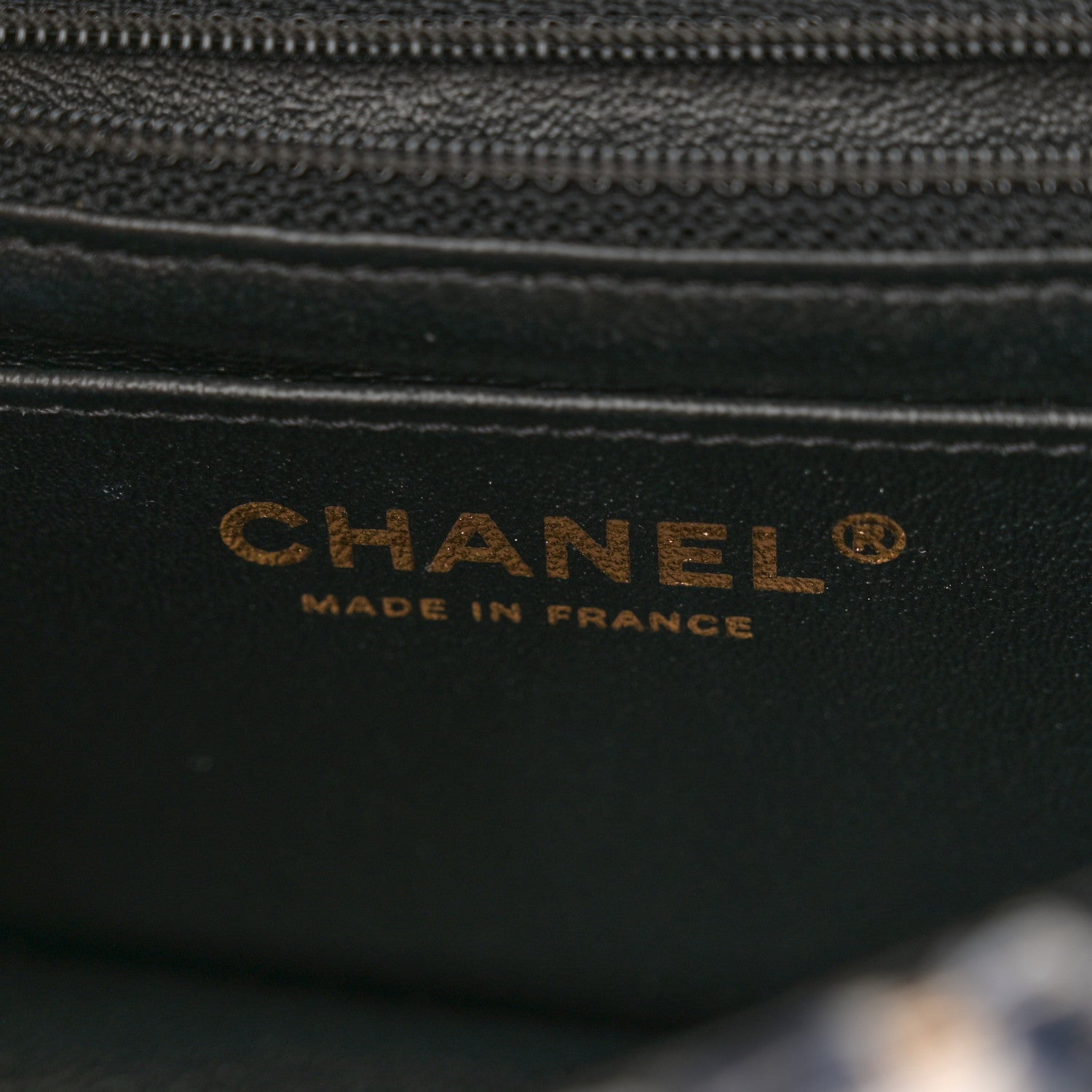 Chanel Glittered Tweed Quilted Mini Rectangular Flap Navy Blue 6 of 11