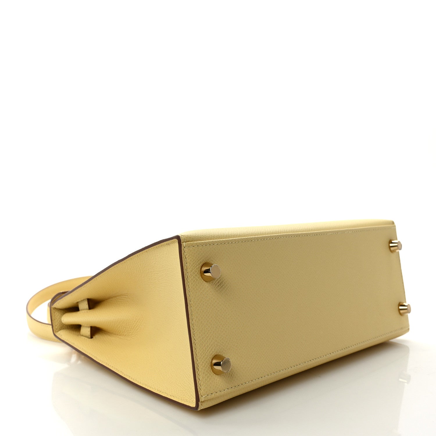 Hermes Epsom Kelly Sellier 25 Jaune Poussin 4 of 9