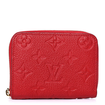 Louis Vuitton Empreinte Zippy Coin Purse Cherry 1 of 9