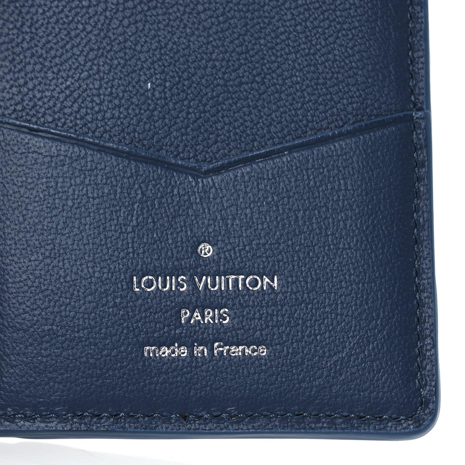 Louis Vuitton Ostrich Pocket Organizer Bleu Atlantique 1707572
