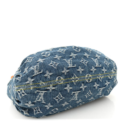 Louis Vuitton Monogram Denim Pleaty Blue 4 of 13