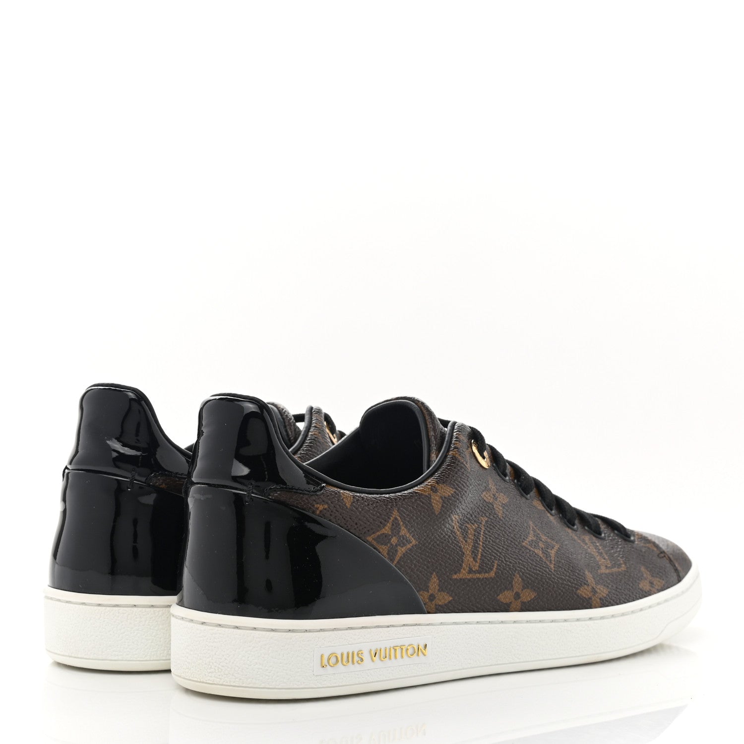 Louis Vuitton Patent Monogram Frontrow Sneakers 39 4 of 8