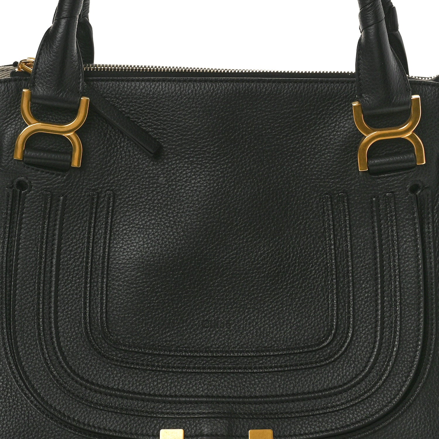 Chloe Calfskin Medium Marcie Satchel Black 8 of 10