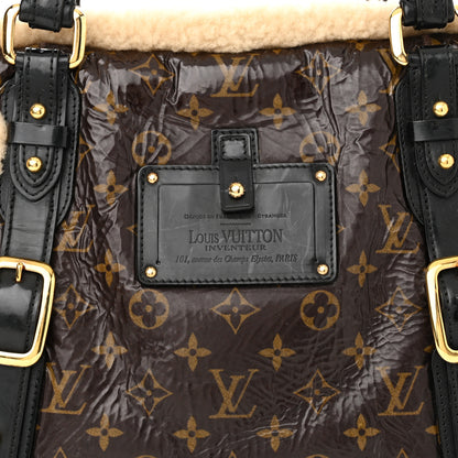Louis Vuitton Patent Monogram Shearling Sac Thunder 7 of 10