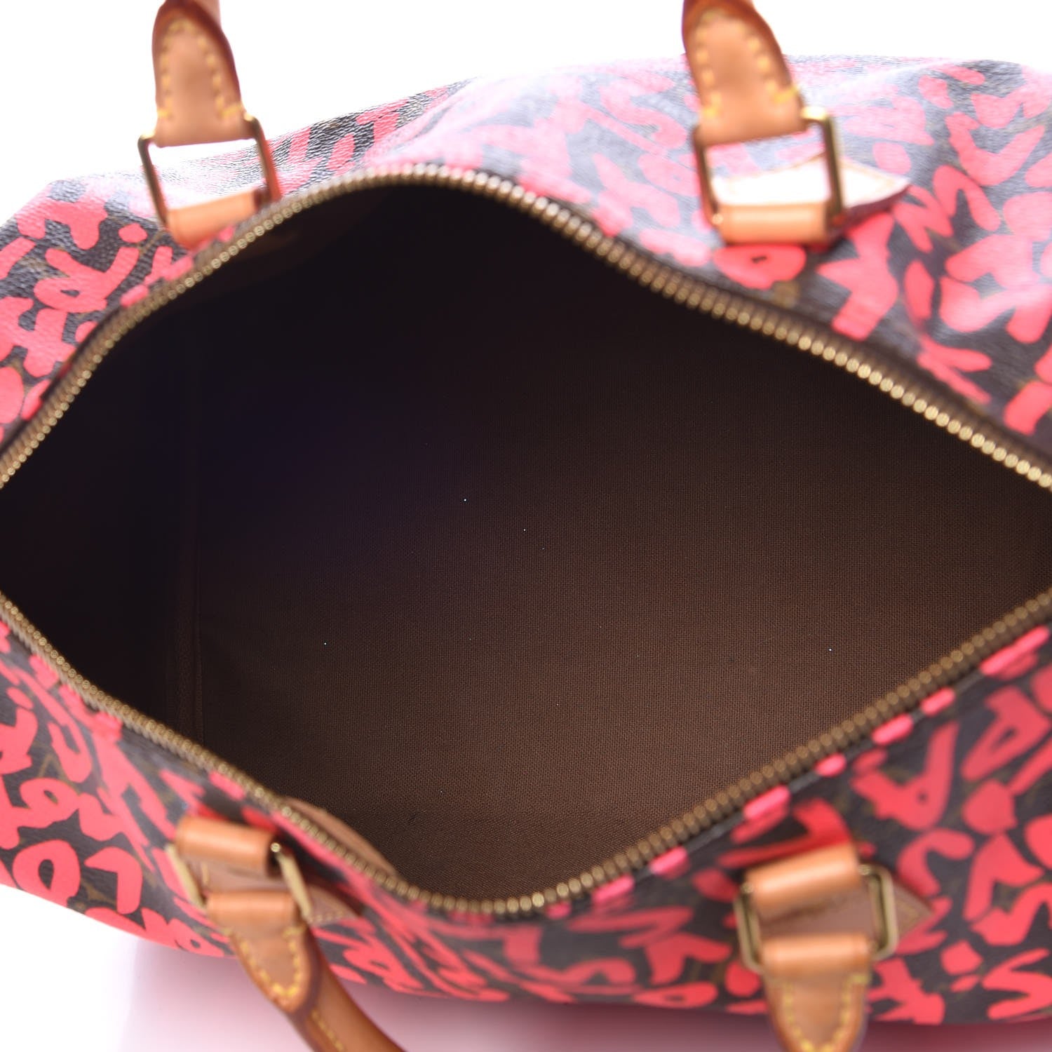 Louis Vuitton Monogram Graffiti Speedy 30 Fuchsia 5 of 12
