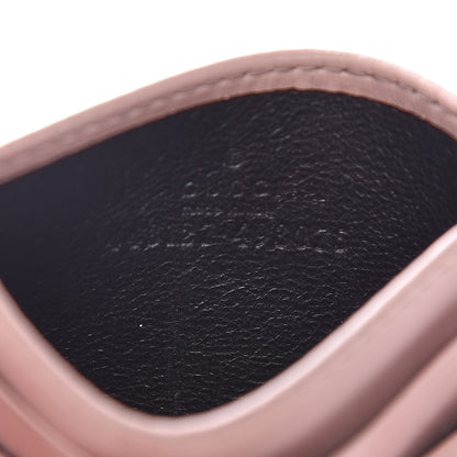 Gucci Calfskin Matelasse GG Marmont Card Holder Perfect Pink 6 of 12