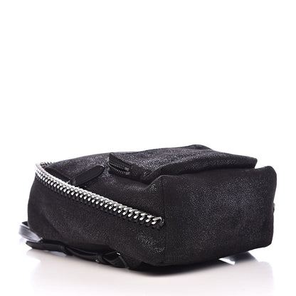 Stella McCartney Shaggy Deer Mini Falabella Backpack Black 4 of 10