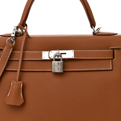 Hermes Togo Kelly Retourne 28 Gold 9 of 15