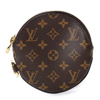 Louis Vuitton Mini Monogram Trio Pouch Round Coin Purse 1 of 7