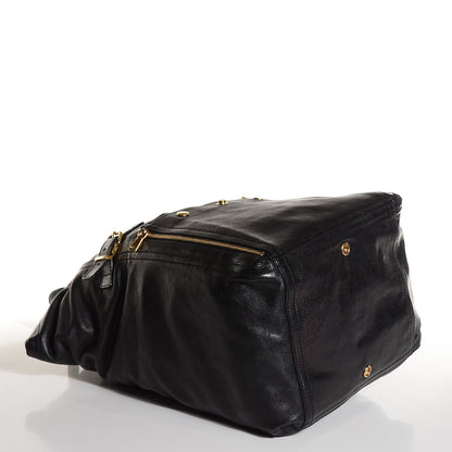 Saint Laurent Calfskin XL Downtown Tote Black 4 of 9