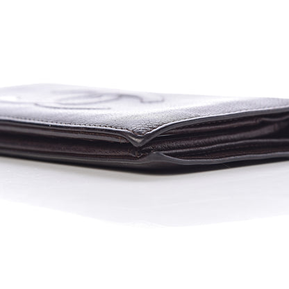 Chanel Caviar Timeless CC Yen Wallet Dark Brown 10 of 22