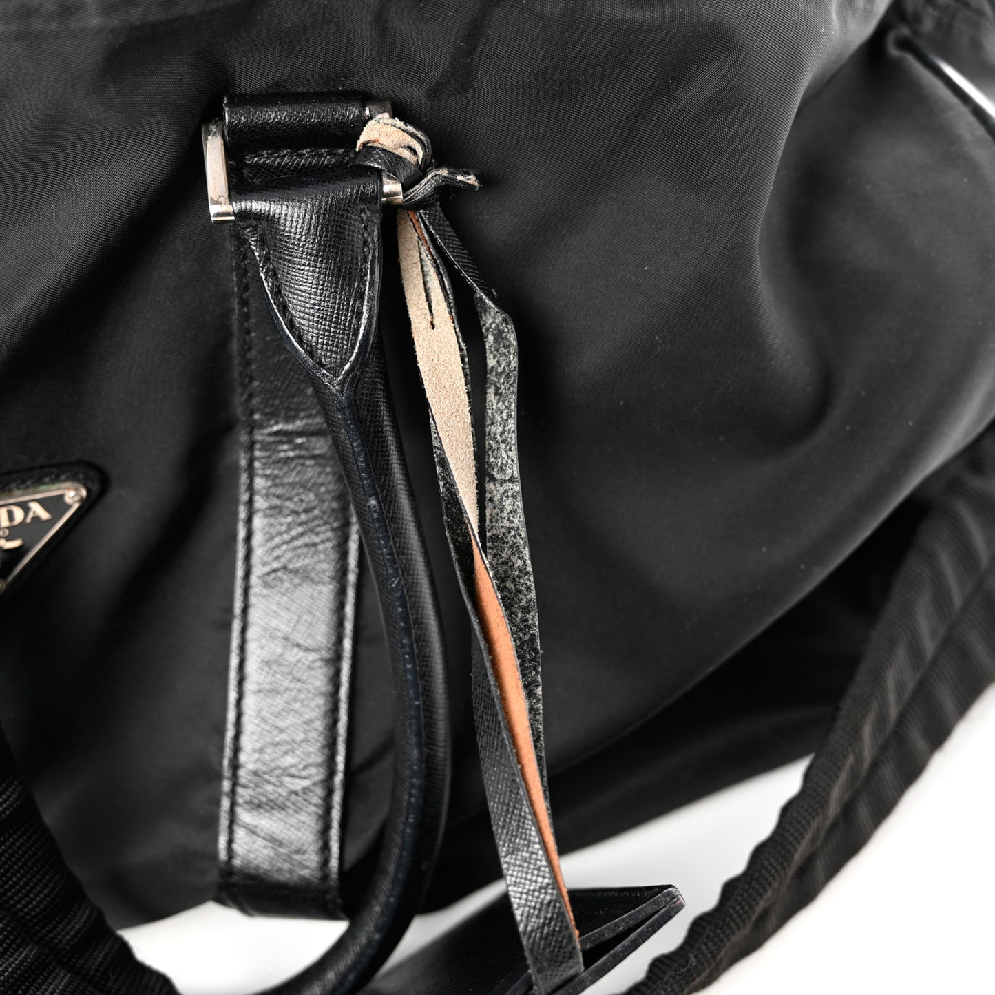 Tessuto Nylon Saffiano Duffle Black