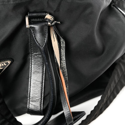 Prada Tessuto Nylon Saffiano Duffle Black 8 of 11