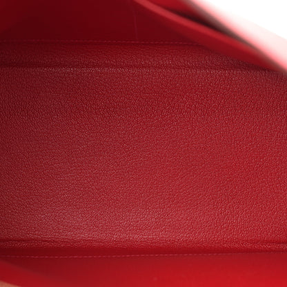 Hermes Togo Kelly Retourne 28 Rouge Casaque 5 of 13