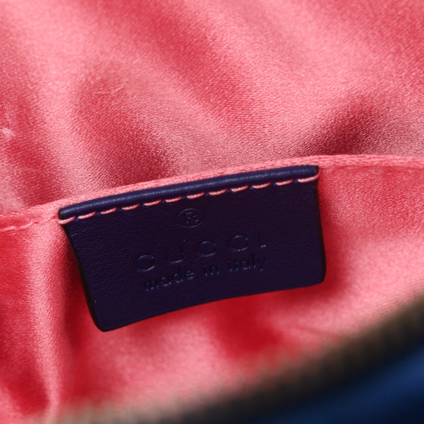 Velvet Matelasse GG Marmont Belt Bag 75 30 Cobalt Blue