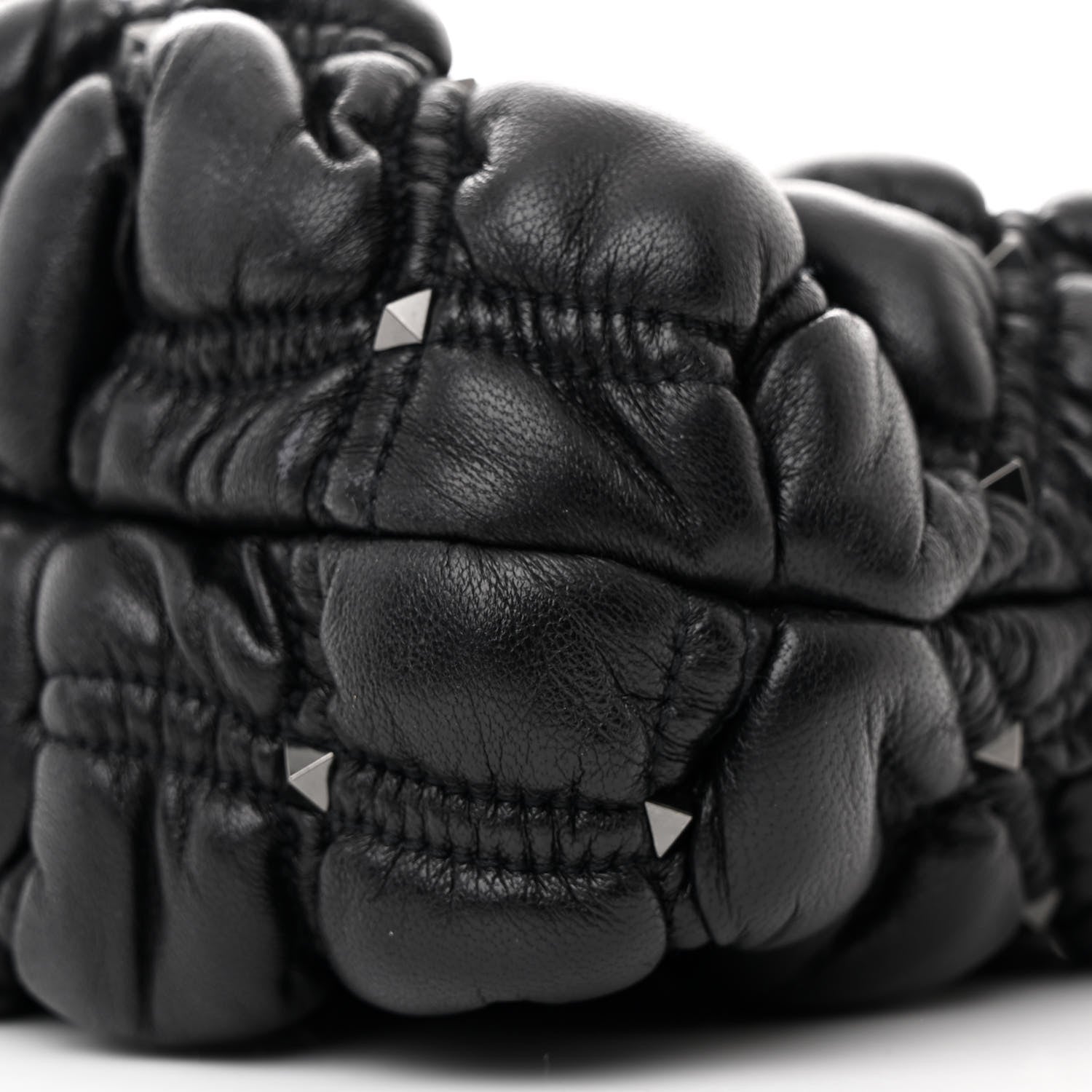 Valentino Garavani Nappa Spikeme Clutch Black 9 of 9