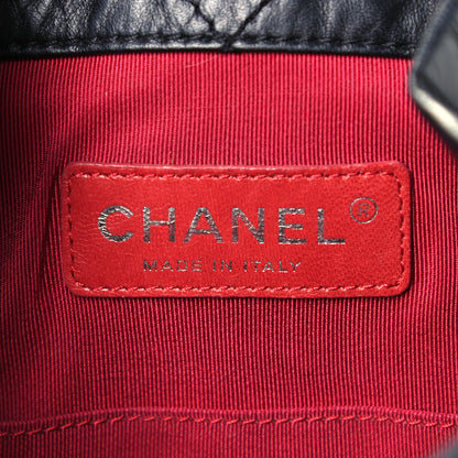 Chanel Aged Calfskin Quilted Small Gabrielle Backpack Black 6 of 14