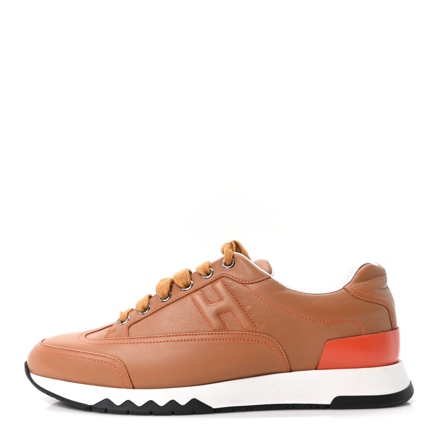 Hermes Calfskin Womens Trail Sneakers 39 Naturel 1 of 9