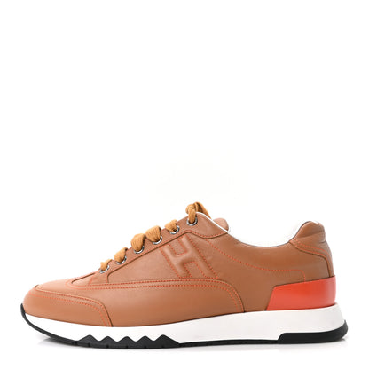 Hermes Calfskin Womens Trail Sneakers 39 Naturel 1 of 9