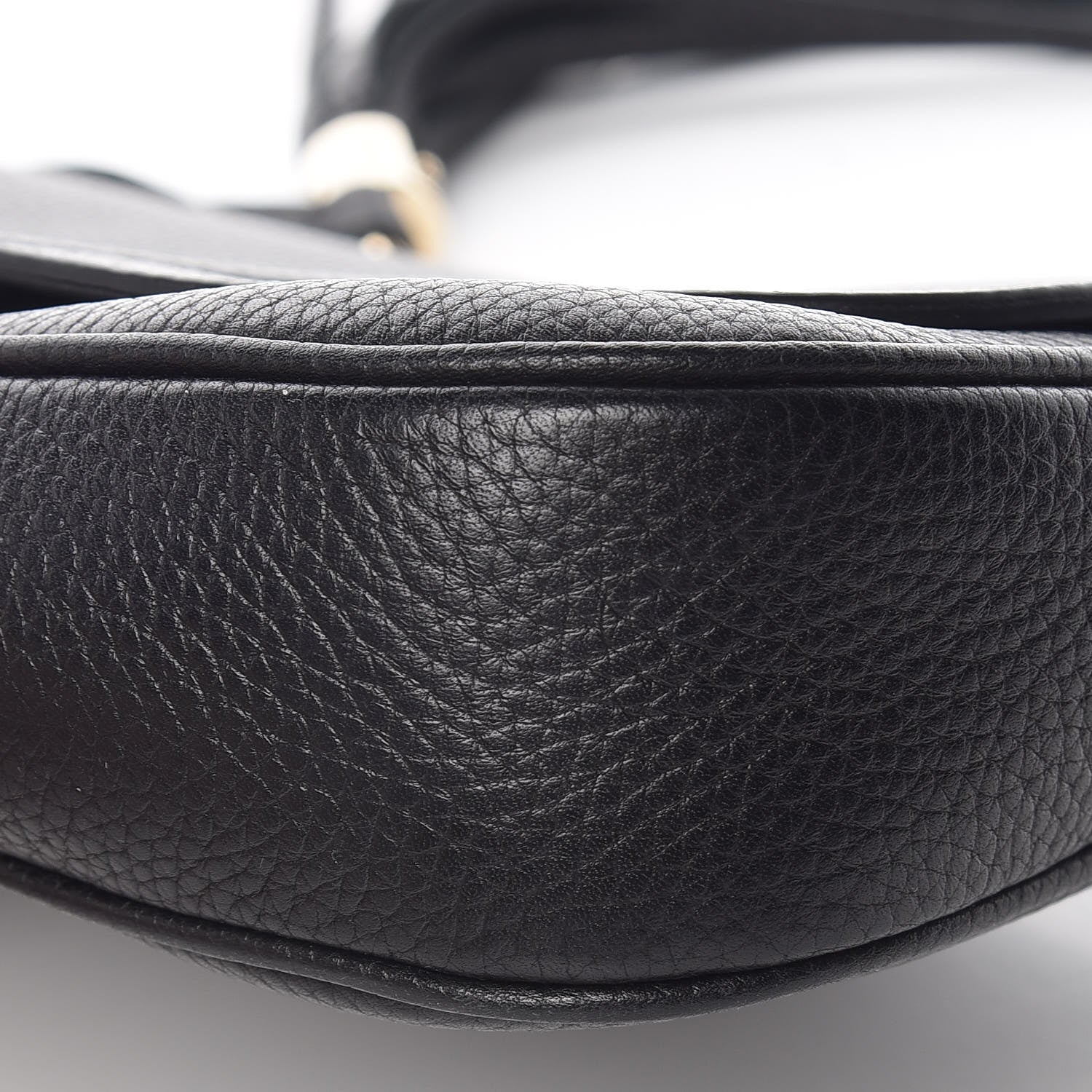 Gucci Pebbled Calfskin Medium Soho Flap Crossbody Black 6 of 11