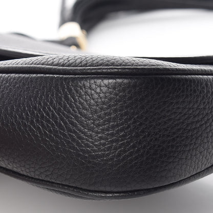 Gucci Pebbled Calfskin Medium Soho Flap Crossbody Black 6 of 11