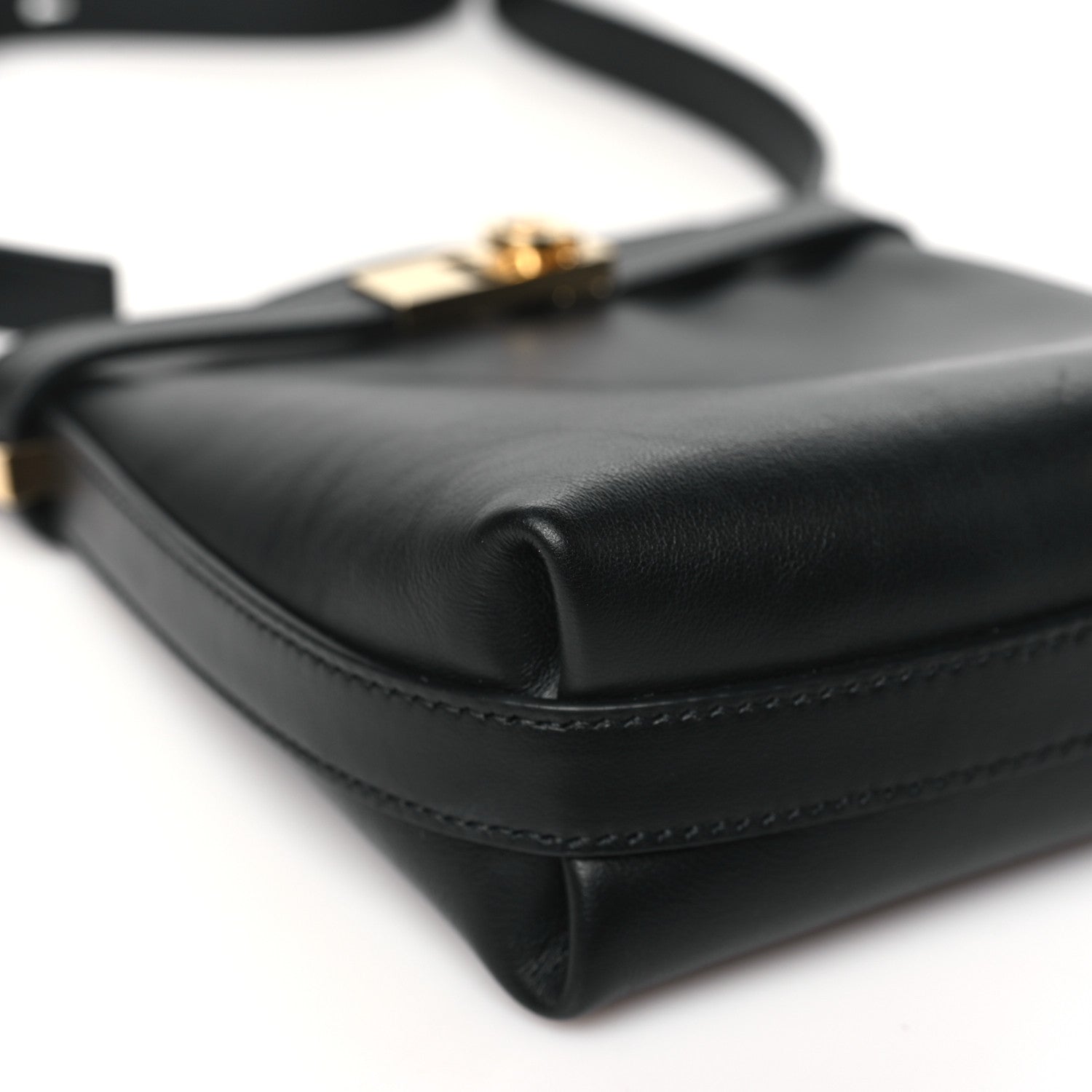 Salvatore Ferragamo Calfskin Hug Smartphone Holder Black Nylund Pink 9 of 11