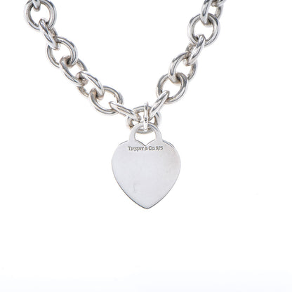 Tiffany Sterling Silver Heart Tag Necklace 6 of 6