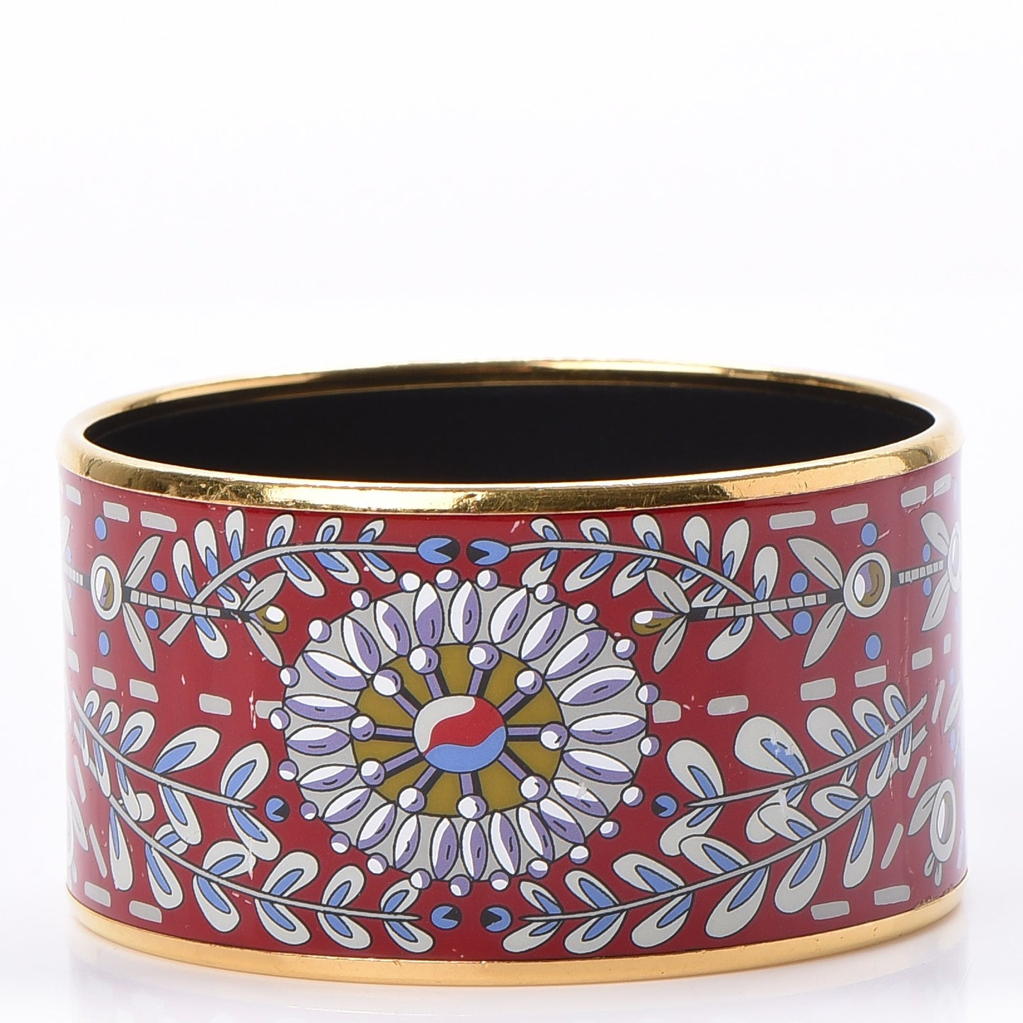 Enamel Printed Extra Wide Bracelet 62