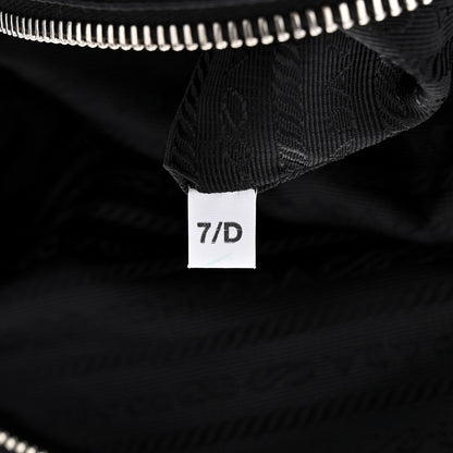 Prada Maglia Jacquard Signaux Bag Black White 7 of 10