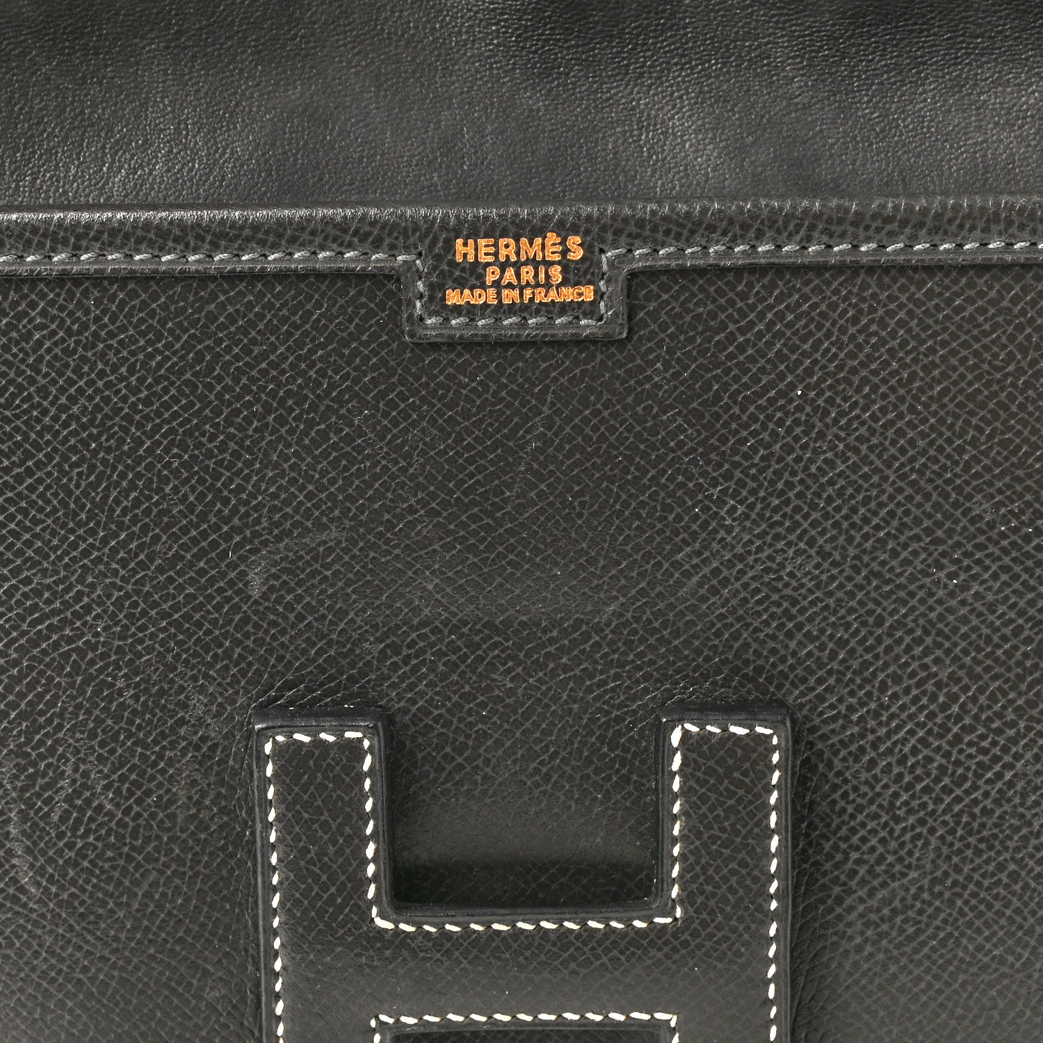 Hermes Epsom Jige PM Clutch Graphite 6 of 9