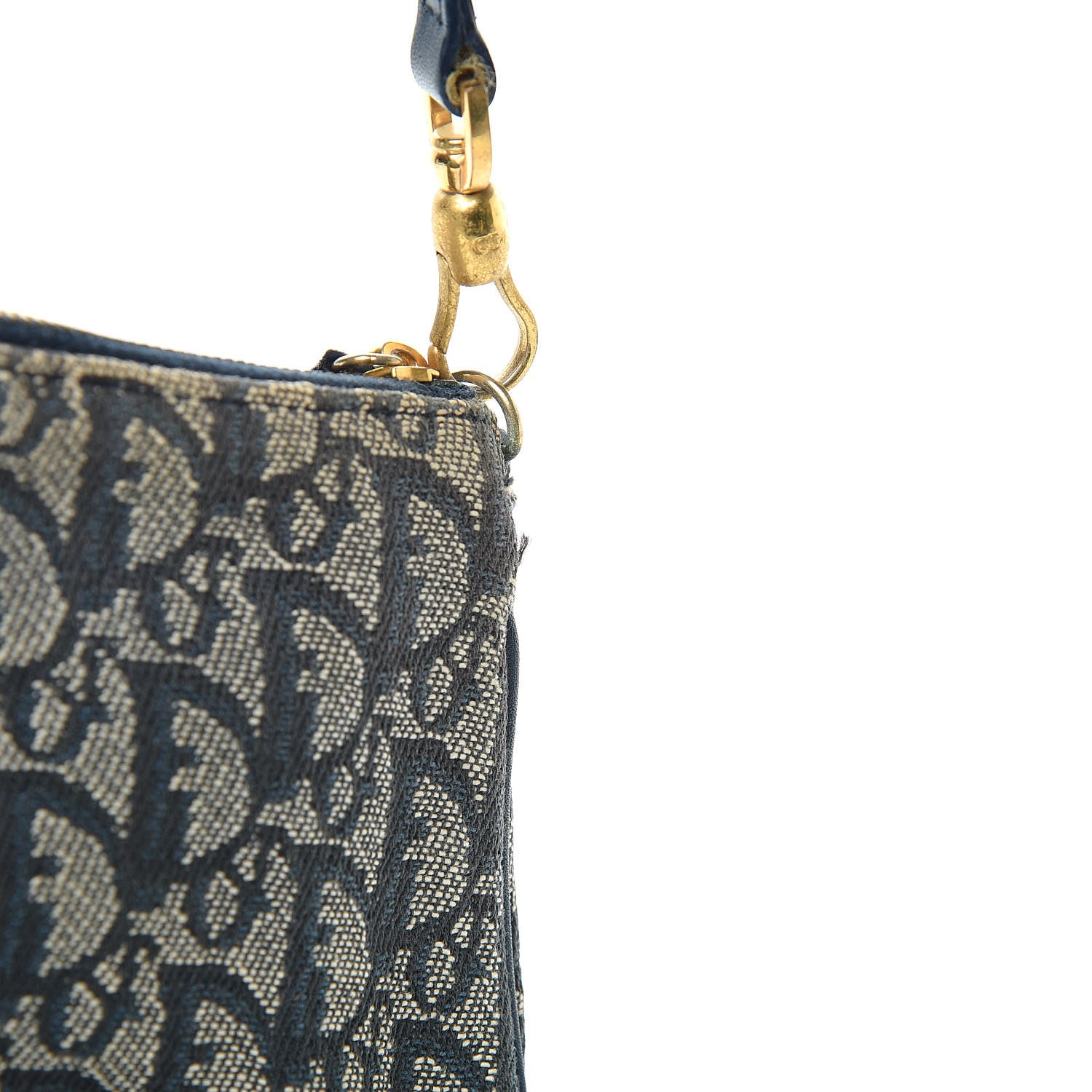 Christian Dior Monogram Mini Saddle Pochette Navy 14 of 14