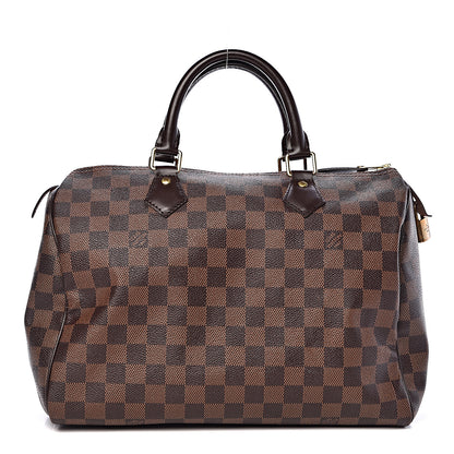 Louis Vuitton Damier Ebene Speedy 30 1 of 11