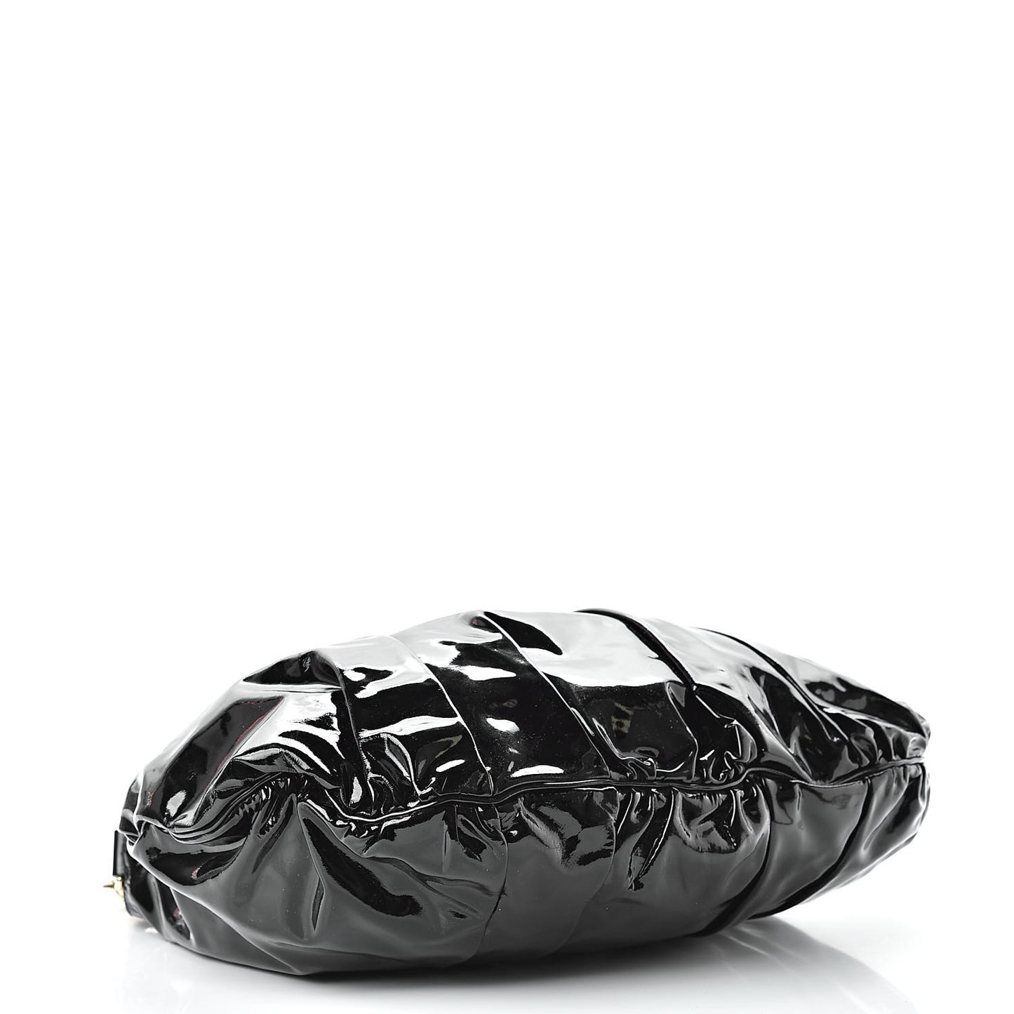 Patent Medium Hysteria Top Handle Bag Black